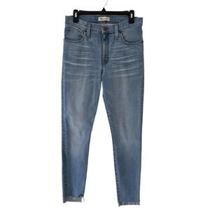 Madewell Womens Skinny Jeans 29 High Rise Medium Wash Skinny Leg Stretch Denim